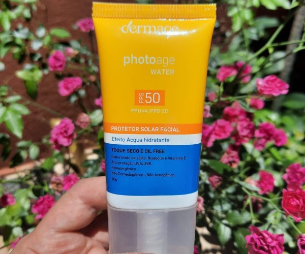 O protetor solar facial Dermage Photoage Water FPS 50 é bom?